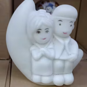 Mini gece lambası romantik çift