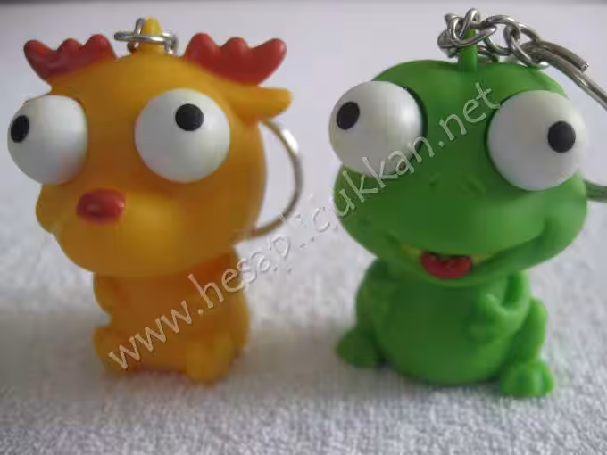Mini pörtlek göz anahtarlıklar toptan hediyelik eşyalar P993
