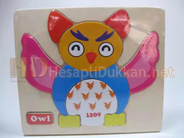 Mini puzzle baykuş R826