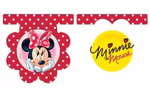 MINNIE & DAISIES BAYRAK SET