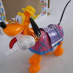 Müzikli ve ışıklı yürüyen köpek P741