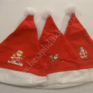Noel baba figürlü noel baba şapkaları P978