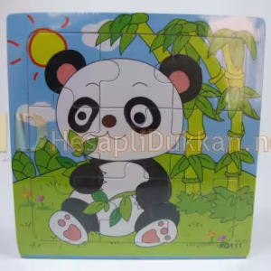Panda şeklinde yapboz zeka oyuncağı R819