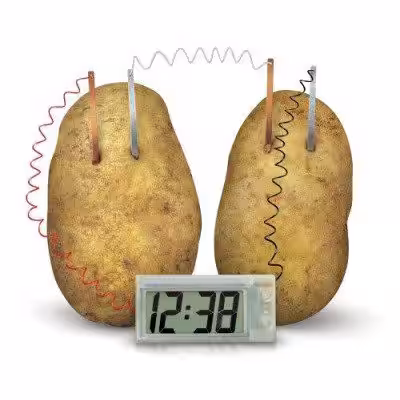 Patates saat organik enerjili pilsiz saat