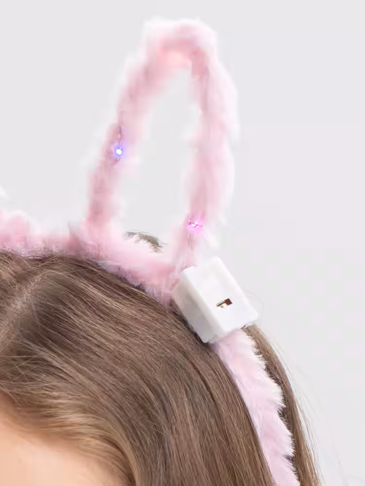 Peluş LED Tavşan Taç Toptan Satış