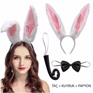 Peluş Tavşan Kulak Seti Toptan