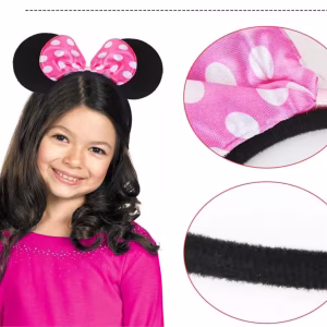 Pembe Fiyonklu Minnie Mouse Tacı