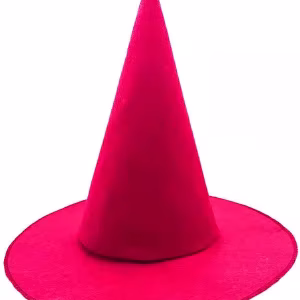 Pembe Keçe Cadı Şapkası