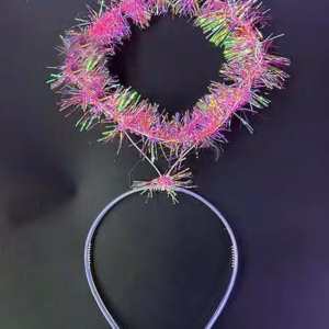 Pembe Metalize Parti Taçları ucuz toptan