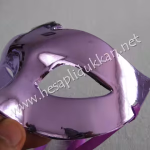 Pembe parlak parti maskeleri P856