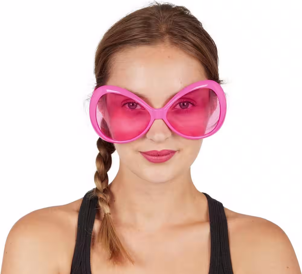 Pembe Yeşilçam Nostalji Parti Gözlüğü Toptan