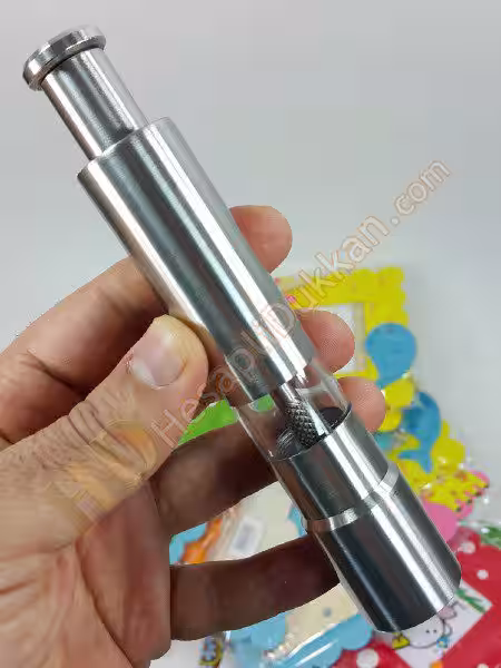 Promosyon metal cam baharat tuz değirmeni