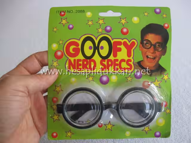 Psikopat gözlük şaka malzemesi P609