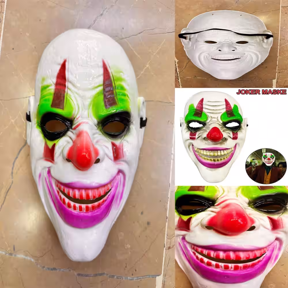 Psikopat Palyaço Joker Maskesi Toptan