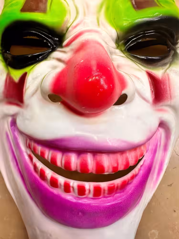 Psikopat Palyaço Joker Maskesi Toptan