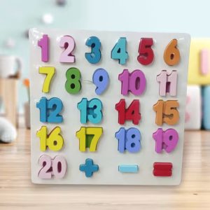 Rakamlı Ahşap Puzzle