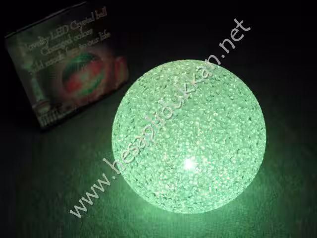 Renk değiştiren disko top orta boy yılbaşı hediyelik eşya P908
