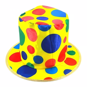 Renkli Eğlenceli 19 cm Palyaço Şapkası