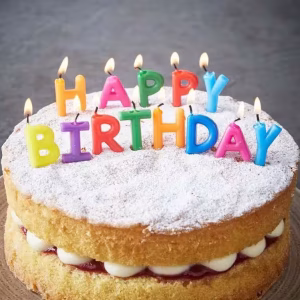 Renkli Happy Birthday Doğum günü Mumları