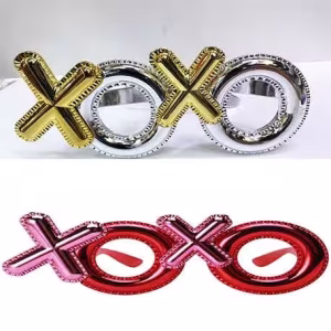 Renkli xoxo Parti Gözlükleri Toptan