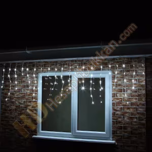 Saçak yılbaşı ışığı 70 x 1,5 beyaz
