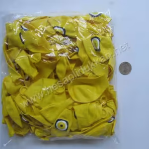 Sarı nazarlıklı balon P130