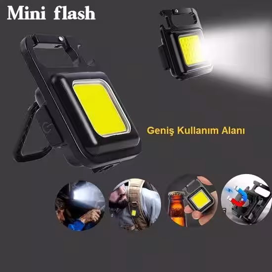 Şarjlı LED Kamp Feneri Mıknatıslı Toptan