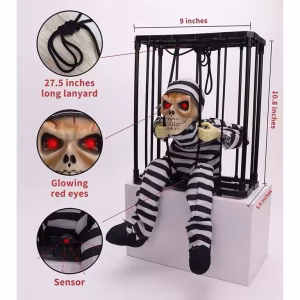 Sesli Hareketli İskelet Dekor Hallowen Toptan