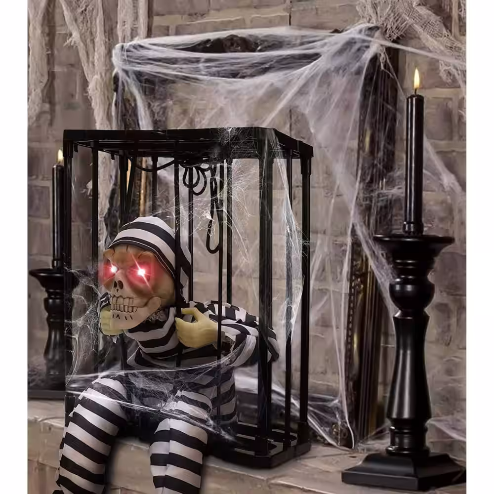 Sesli Hareketli İskelet Dekor Hallowen Toptan
