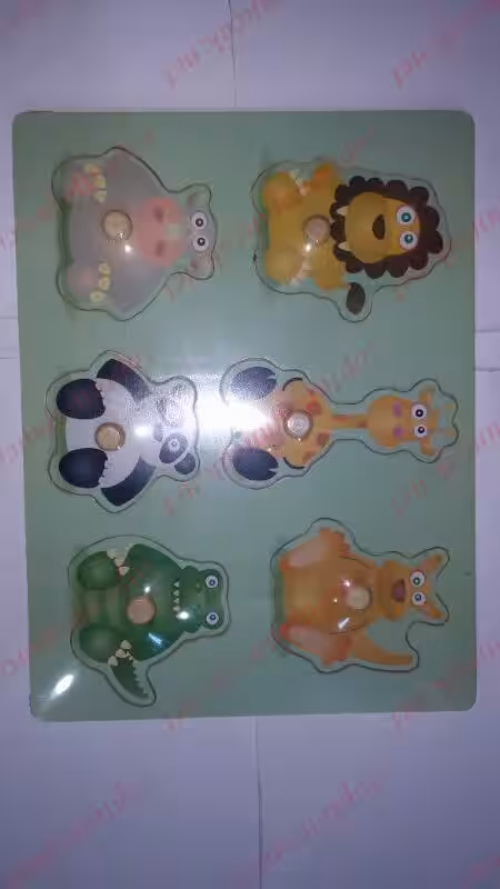 Sevimli hayvanlar eğitici oyuncak yapboz