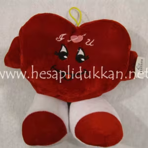 Sevimli kalp peluş konuşan sevgililer günü hediyesi P445