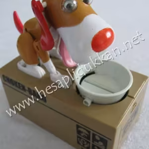 Sevimli köpek kumbara para yiyen kumbara P804