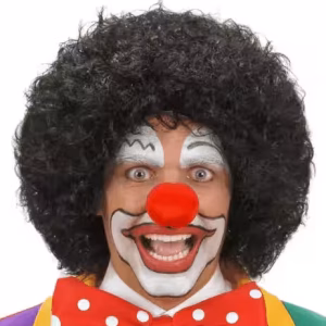 Siyah Afro Peruk Seti