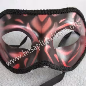 Siyah kırmızı hayalet maske P854