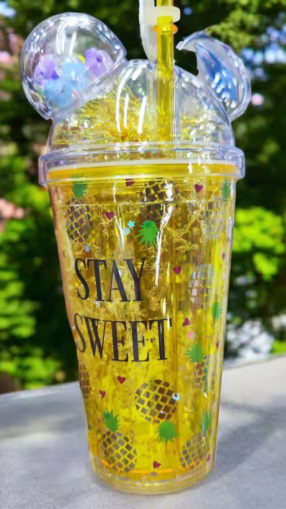 Stay Sweet Sarı Kapaklı Bardak