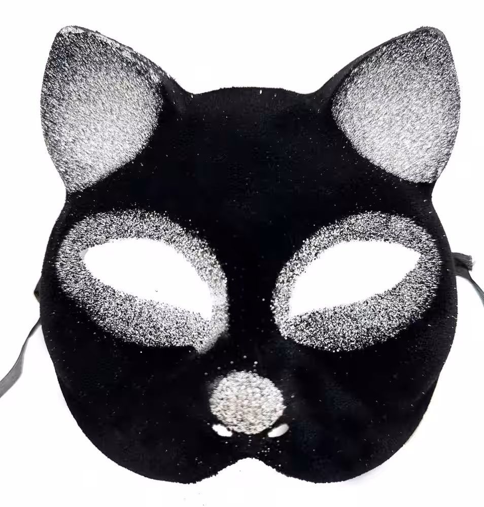 Süet Kedi Maskesi Toptan