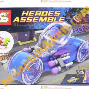 Süper kahramanlar lego motosiklet ucuz promosyon oyuncak