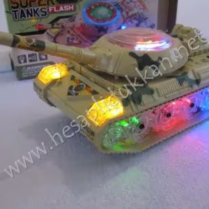 Süper led ışıklı tank led ışıklı oyuncak R50