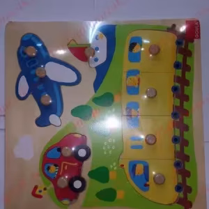 Taşıtlar doğada toptan yapboz