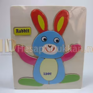 Tavşanlı ahşap yapboz R808
