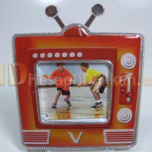 Televizyon şeklinde magnet çerçeve bebek buzdolabı süsü