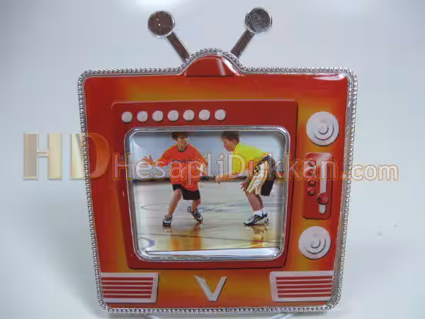 Televizyon şeklinde magnet çerçeve bebek buzdolabı süsü