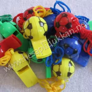Top şeklinde düdük 12 li paket P790