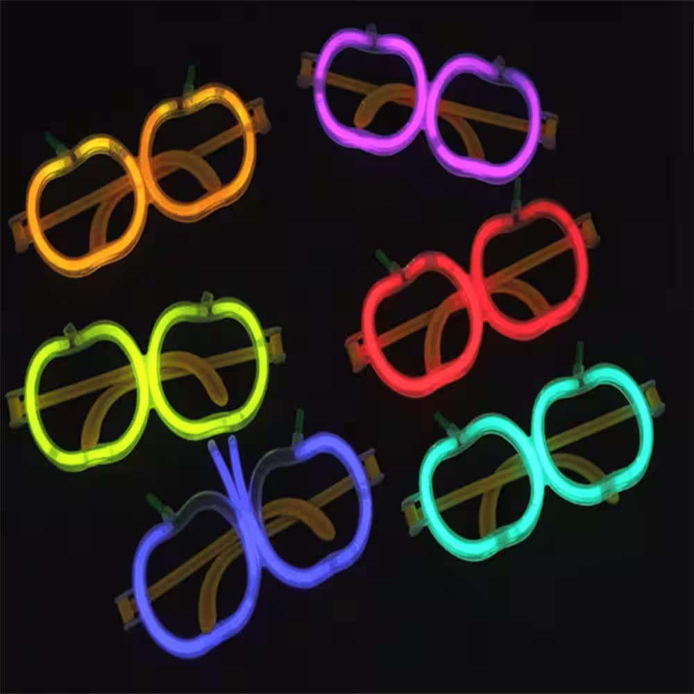 Toplu Elma Şeklinde Glow Gözlük