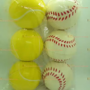 Toptan 10 cm baseball tenis stres topu