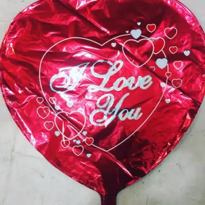 Toptan 18 inc I love You Kalp Folyo balon