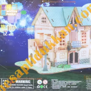 Toptan 3d Ahşap puzzle çiftlik evi