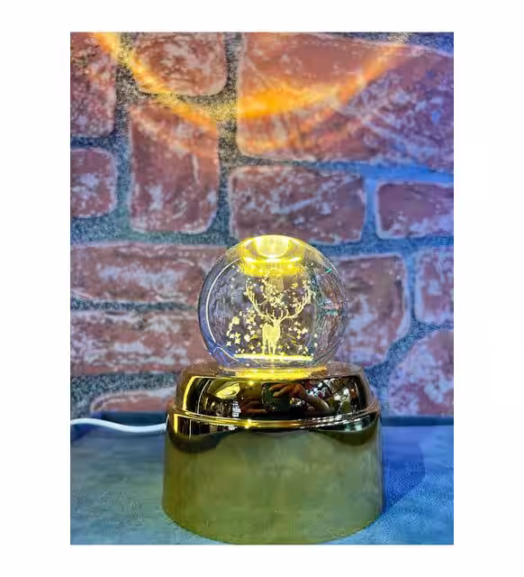 Toptan 3D Kristal Küre Geyik