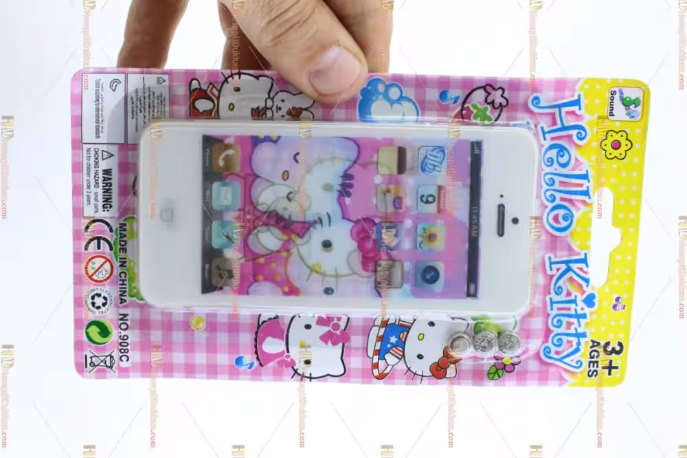 Toptan 3D oyuncak telefon sesli pilli
