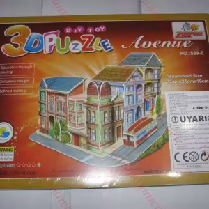 Toptan 3d puzzle ağaçlı yol